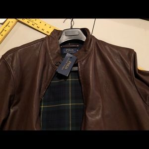 Polo by Ralph Lauren Brown Leather Jacket
